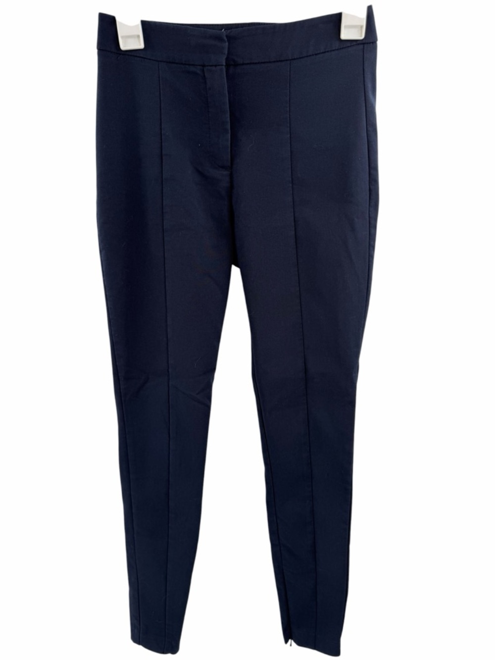 Reiss Navy Blue Slim Fit Zippered Ankle Trouser Dress Pants Womens Size 2‎